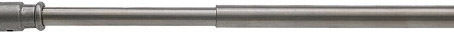 Ausziehbare Messingstange Ohne Ringe Mattnickel 700-8s75 75-105cm Metallor