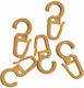 Curtain Safety Pins Natural 50 Pieces