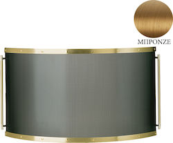 Metallische Kaminabdeckung 532 Bronze