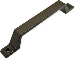 Aluminium Handle 190mm Two Holes Brown