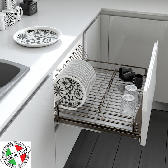 Dish Rack Glass Holder Base Inoxa Ardesia 5703ey No60 Anthracite