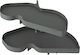 Metal Kitchen Mechanism Blind Corner Cabinet Fasoli Inoxa Combis 846bh Left Door Opening 50cm Anthracite 0075-7092