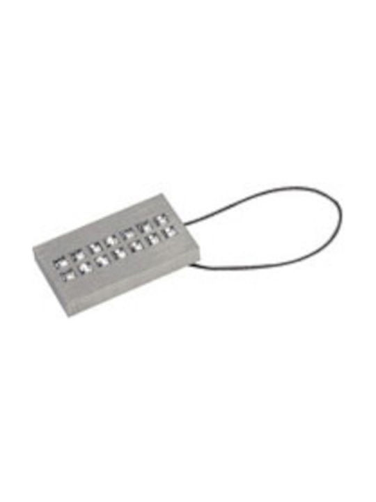 Μαγνήτης Ντίζα Enis Ιφιγένεια Κρύσταλλο Nickel Matt