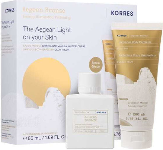 Korres Aegean Γυναικείο Σετ με Body Lotion