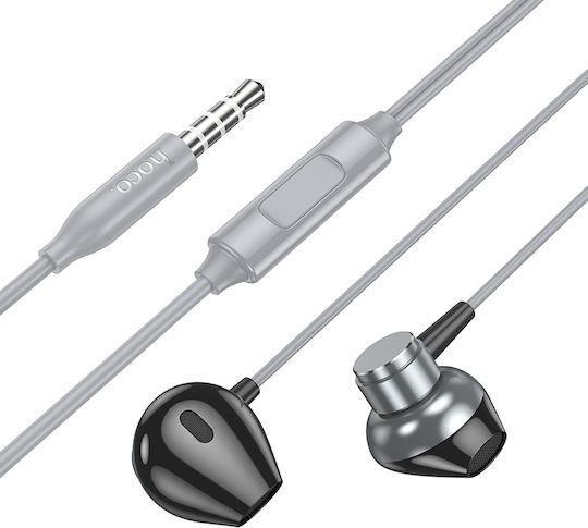 Hoco M125 Smart In-ear Handsfree Ακουστικά με Βύσμα 3.5mm Γκρι
