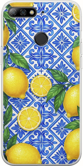 Lemon Garden Huawei P Smart Гъвкав TPU Прозрачен Силикон