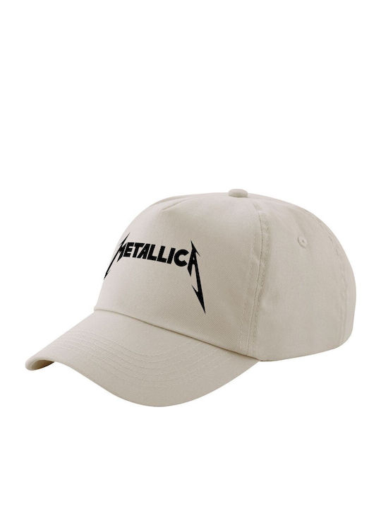Metallica Beige Sand Five-Panel Adult Cap Cotto...