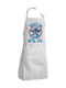 Koupakoupa Stitch Touch Me And I Will Bite You Ποδιά Κουζίνας Λευκή 22x40cm KP_30681_apron-bbq-adult
