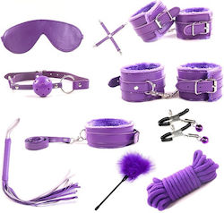 Ophelia's Dream BDSM Kit in Purple Color 10pcs