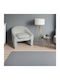 Cloud Armchair White 76x76x71cm