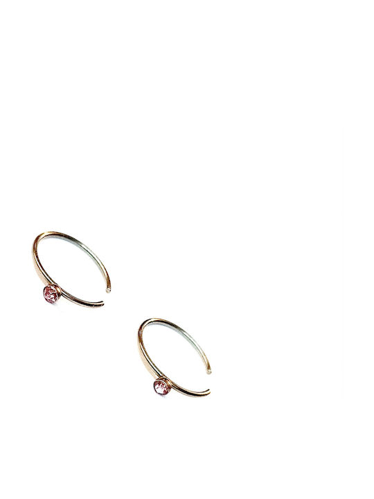 Amalfi Accessories Nose Piercing in Steel Silver and Pink