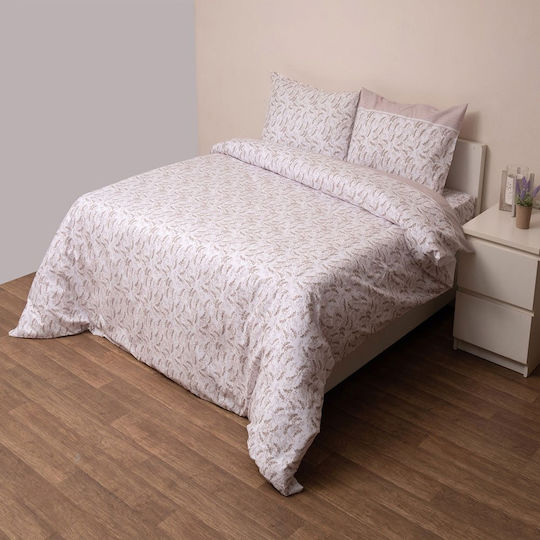 Anna Riska Sheet Sets Queen with Elastic 160x225+25cm. Beige 4pcs