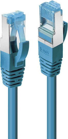 Lindy S/FTP Cat.6a Gigabit Network Cable Ethernet 15m Blue