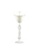 Dekorative Vase Murano Glas Weiß 12xH.47cm 5591 Arte Di Murano