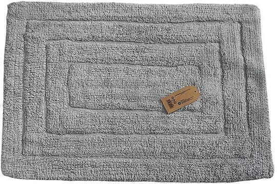 Viosarp Badematte Baumwolle Grau 50x70cm 0029496g