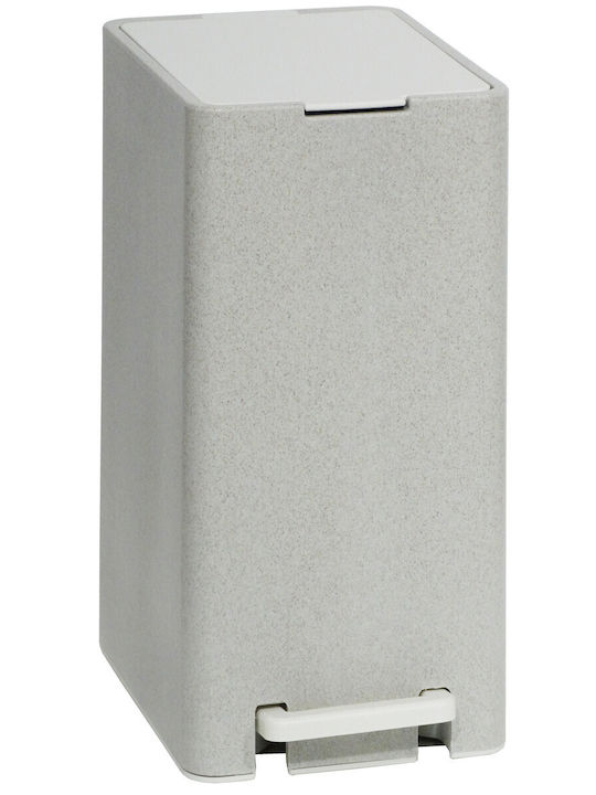 Bathroom Pedal Bin 17L 18.5x26x37cm Inner Bin 10L 1.04kg Plastic Soft Close Petra Elladas
