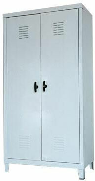 Außenschrank Verzinkt Doppelflügelig Regale 195x90x46cm Außenschrank Verzinkt Doppelflügelig Regale 195x90x46cm