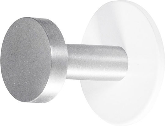 White Metal Single Wall Hanger 451 Grekon