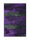 Χαλί Glamour Shaggy 7201 Black-purple 200x280cm