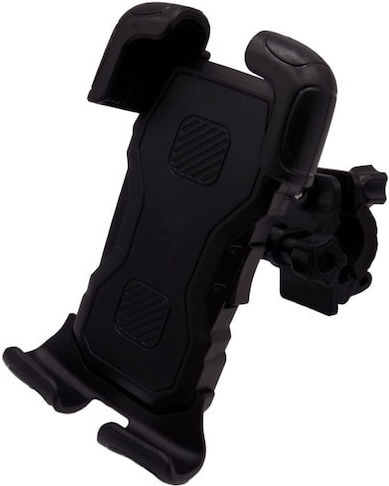 Suport Telefon Bicicletă Clemă Rotativă 360° Guler ABS Universal Negru