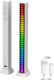 Arrango Rgb Led Music Sync Sound Control Rhythm Strip Light 19*1.7cm Επαναφορτιζată 1τμχ Alb