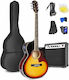 Max Showkit Sunburst Paket Für Akustikgitarren