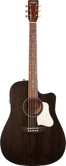 Art & Lutherie Americana Dreadnought Cw Presys Ii Negru Șters
