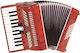 Ginelli 1107a 48b26k Red Ακκορντεόν