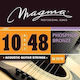 Magma Ga 120 B85 Χορδές Ακουστικής Κιθάρας Light 10/48 Bronze
