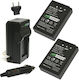Wasabi 2-pack Charger Olympus Bls-1 Bls-5 Bls-50