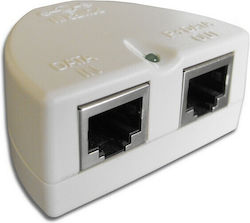 Ez-poepa01 Poe Injector Παθητικό D-shaped Λευκό Ez-poepa01 Poe Injector Παθητικό D-shaped Λευκό
