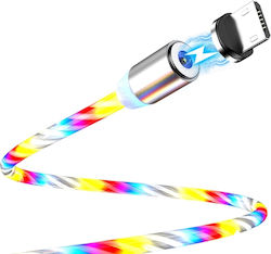 Floveme Yxf204096 1m 2a Usb To Micro Usb Luminous Magnetic Charging Cable Colour