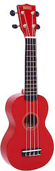 Ukulele Soprano Roșu