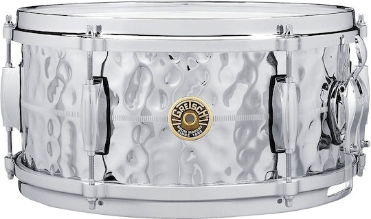Gretsch Usa Метална Черупка Чукана Хромирана Върху Месинг Тенорен Тъпан 13" X 6"