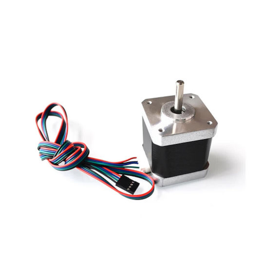 17hs8401b Single Shaft Hybrid 42 Stepping Motor 48mm 2 Phase 4 Line Nema 17