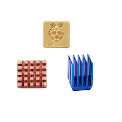 Heatsink Set Copper & Aluminum Raspberry Pi 3-pack