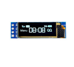 0.91 Inch Iic Ssd1306 Oled Lcd Display Module 3.3v-5v