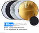 Photography Reflector 5 in 1 With Handles 110cm