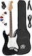 Sx Gitarre Ed1 Bk Set Schwarz