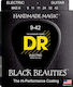 Dr Black Beauties Coated Extra Life Bke-9 9-42 Σετ Χορδές Ηλεκτρικής Κιθάρας