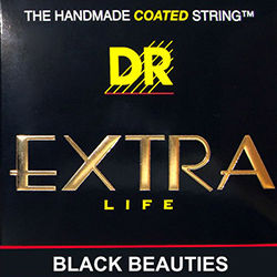 Dr Black Beauties Coated Extra Life Bke-11 11-50 Σετ Χορδές Ηλεκτρικής Κιθάρας