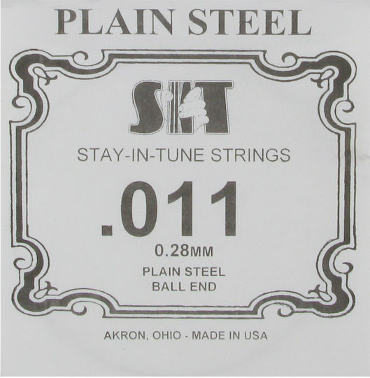 E-Gitarren Saiten Akustische Gitarre Sit Plain Stahl 011