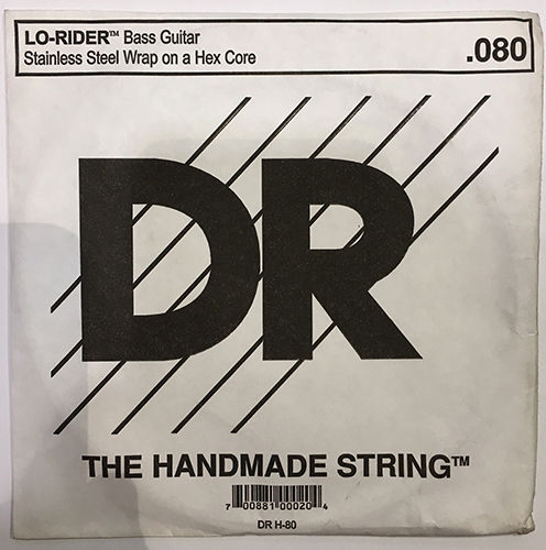 Χορδή Μπάσου Dr Single Lo-rider 0.80