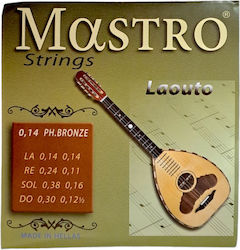Mastro Saiten Für Steirische Laute 014 Ph Bronze Kugelkopf