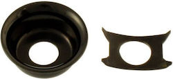 Jack Plate Tele Vintage Black