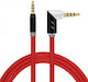 Qihang Audio M06 3.5mm Jack To Jack Audio Cable 1.5m Male Red