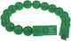 Regular USB 2.0 to Micro USB Cable Green 0.2m 35415 1 Piece