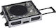 Ttpro-Trolley Flight Case Multi Format Turntable Trolley with Silver Wheels Technics SL-1210MK7 SL-1200MK2 SL-1200 SL1200GR SL-1200GAE SL-1210GR Reloop RP-7000RP RP-8000MK2 RP-8000RP RP-4000M RP-2000USB Pioneer PLX-1000 PLX-500