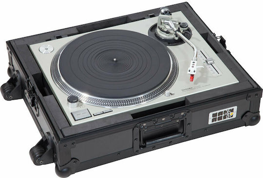 Ttpro-trolleybk Flight Case Multi Format Turntable Trolley + Wheels Black Technics Sl-1210mk7 Sl-1200mk2 Sl-1200 Sl1200gr Sl-1200gae Sl-1210gr Reloop Rp-7000rp Rp-8000mk2 Rp-8000rp Rp-4000m Rp-2000usb Pioneer Plx-1000 Plx-500