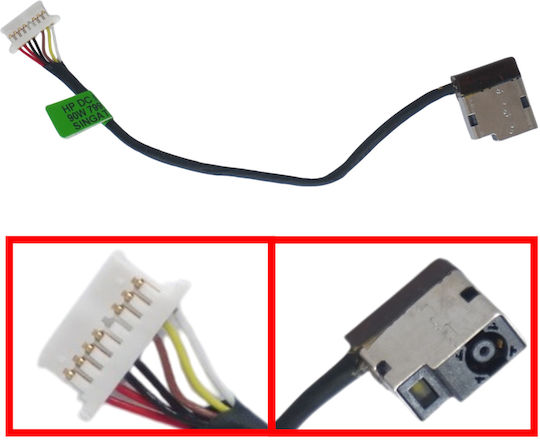 HP Laptop Power Socket with Cable for HP HP 14-dd0000nv 14-dq2055wm HP14-fq0010nr 14-dv0010wm 14-dv0000nv 14-dv0229nw 14-dv0219nw 15-eg0008nw HP 15-eg0099nw HP Envy 13-ba1179nw 17z-ca300 14s-dq2002nv 15-eg0005nv 15-eg0095nw 14s-dq2001nv 14s-dq2289nw